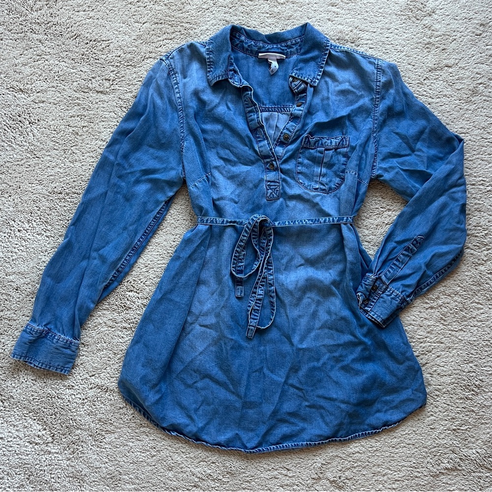 Maternity denim top